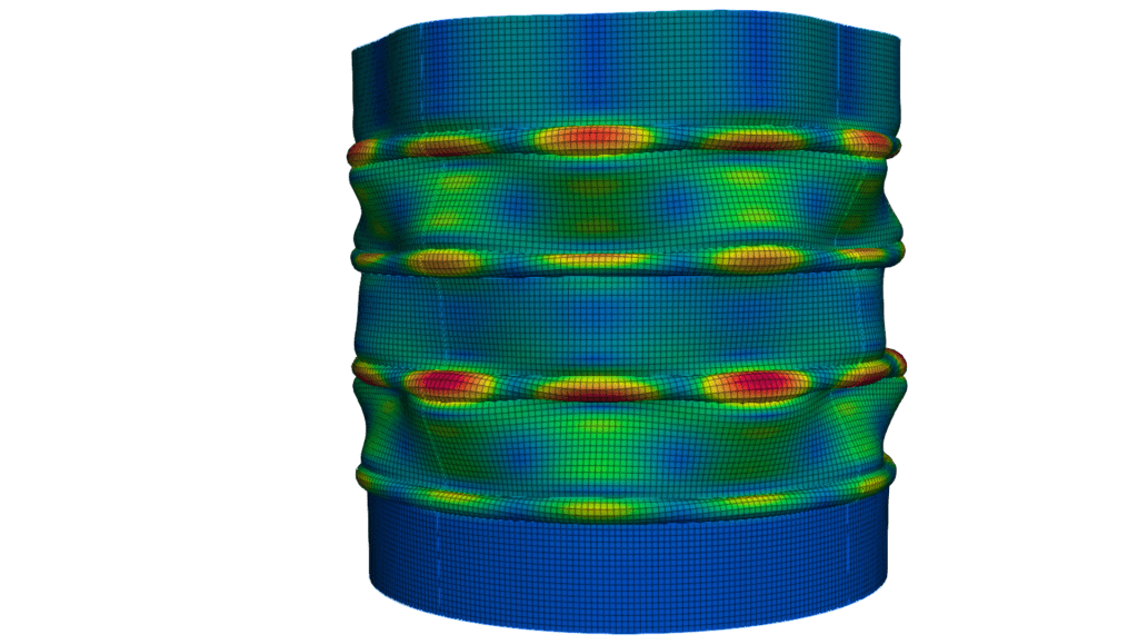 Tin food can stability assessment - buckling analysis example