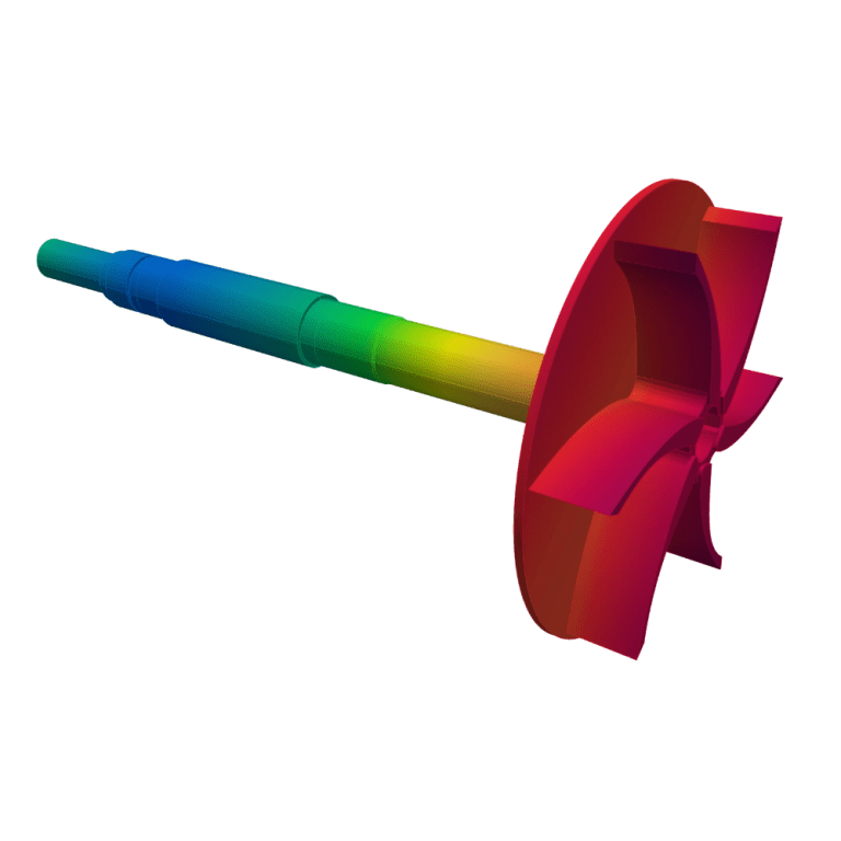 Rotordynamics analysis - Campbell diagram showing critical speeds